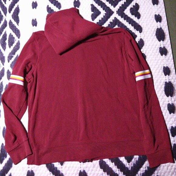Old Navy Burgundy Fleece Zip Hoodie - Picture 2 of 8